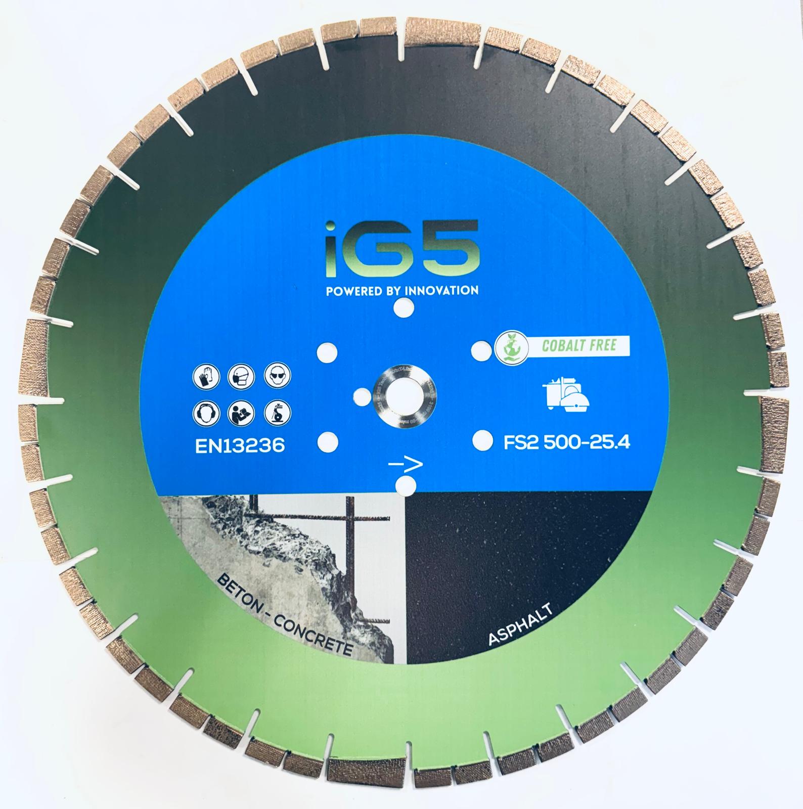 IG5 FS2 500-25.4 diamond blade