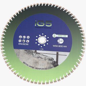 IG5 WSS 800 HH wall saw blade