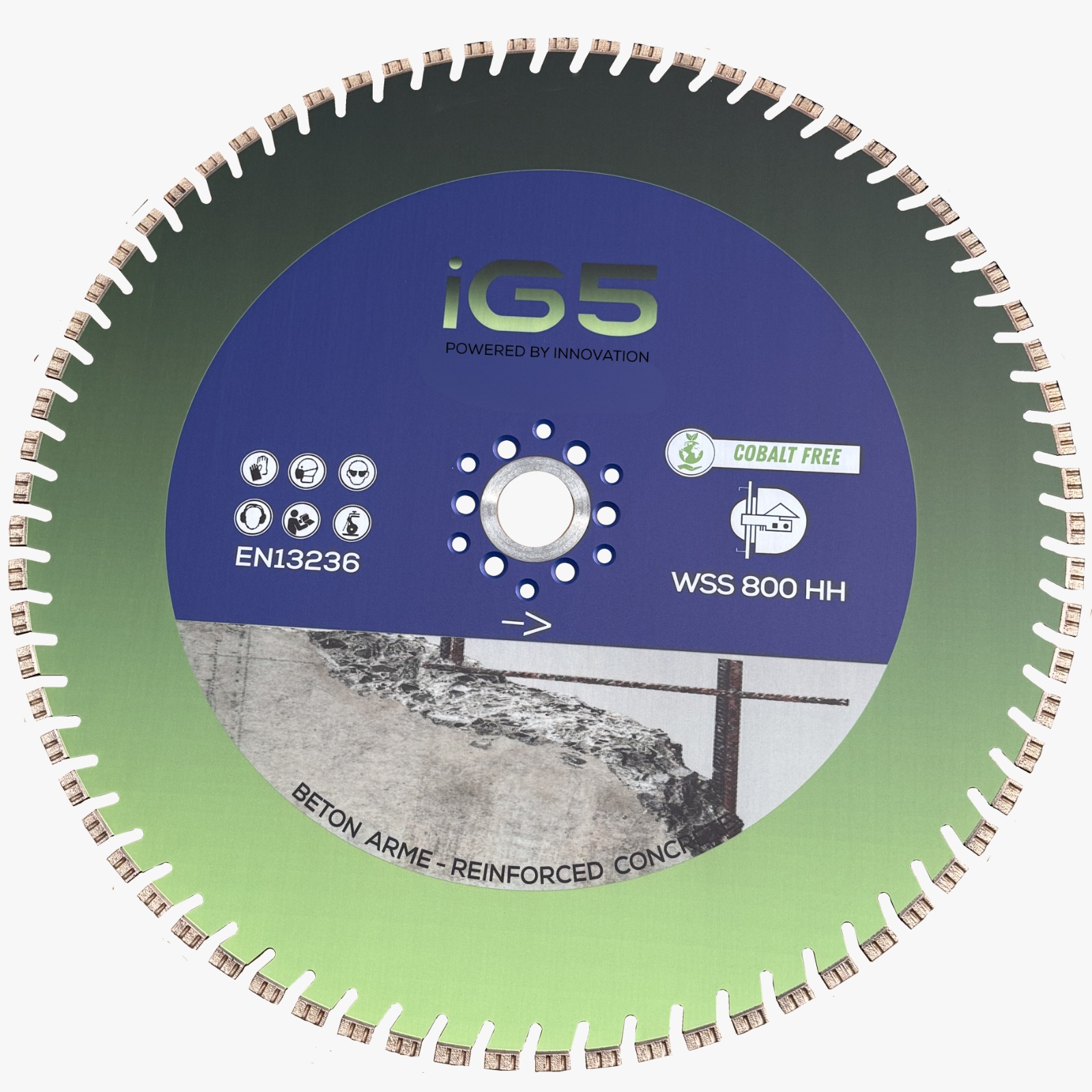 IG5 WSS 800 HH wall saw blade